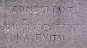 World War I Memorial / Inscription - Hamme-Mille, Belgium